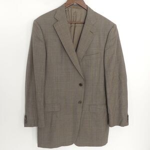 Ermenegildo Zegna 15 Milmil Sport Coat Gray‎ Glen Plaid Check IT 56 US 44L